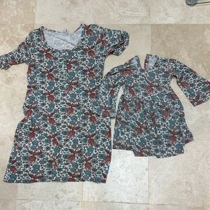 Kate Quinn Organics Floral Patterned mommy and me dresses